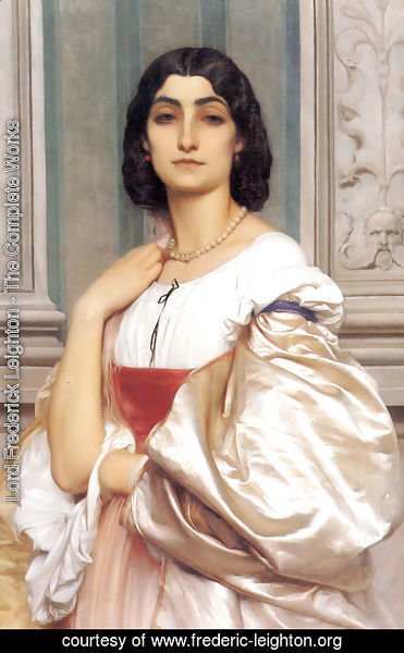 Lord Frederick Leighton - A Roman Lady (or La Nanna)