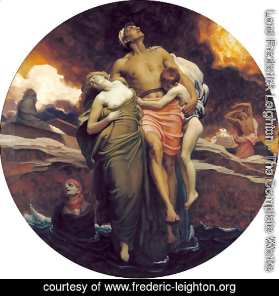Lord Frederick Leighton - 'And the sea gave up the dead which were in it'