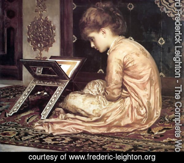Lord Frederick Leighton - Study, At a Reading Desk