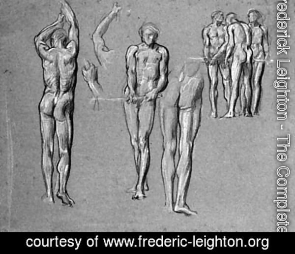 Studies of figures for The Arts of Industry as Applied to War