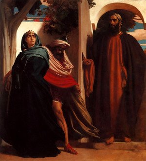 Jezebel and Ahab Met by Elijah