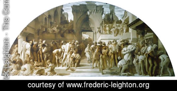 Lord Frederick Leighton - Cartoon for the fresco The Arts of Industry as Applied to War