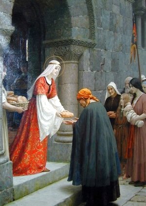 Lord Frederick Leighton - Charity of St. Elizabeth of Hungary