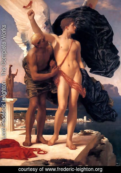 Lord Frederick Leighton - Daedalus And Icarus