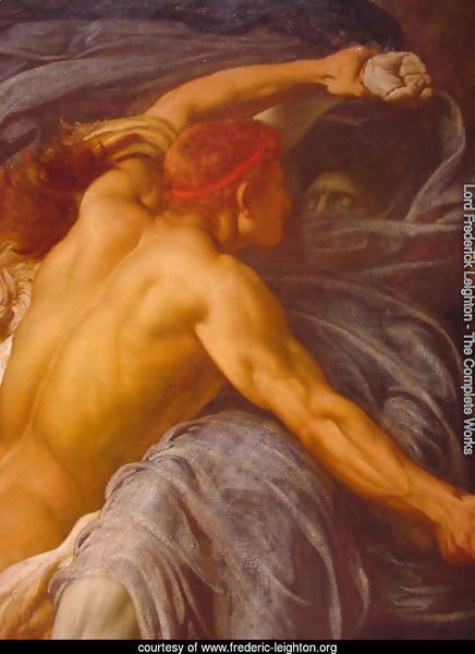 Hercules Wrestling with Death for the Body of Alcestis [detail #1]