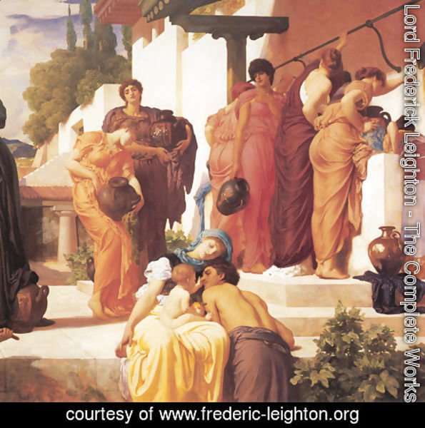 Lord Frederick Leighton - Captive Andromache [detail: right]