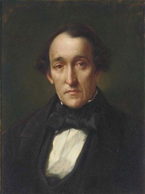 Portrait of Dr Frederic Septimus Leighton, the artist's father