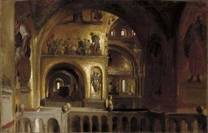 The Interior of St Mark's, Venice