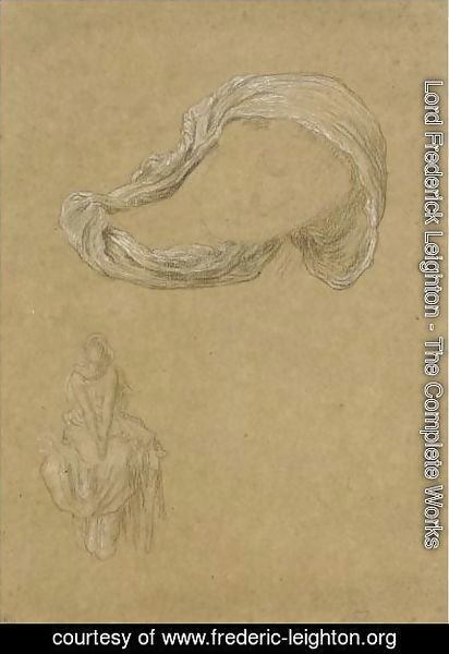 Five Drapery Studies For 'Captive Andromache', One Also Used For 'Electra'