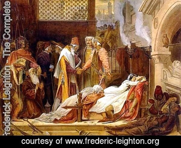 Lord Frederick Leighton - The Reconciliation of the Montagues and Capulets