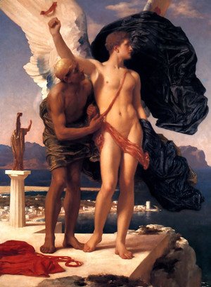 Lord Frederick Leighton - Daedalus And Icarus