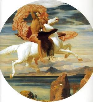 Perseus On Pegasus Hastening To The Rescue Of Andromeda