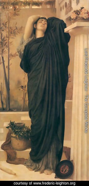 Lord Frederick Leighton - Electra At The Tomb Of Agamemnon