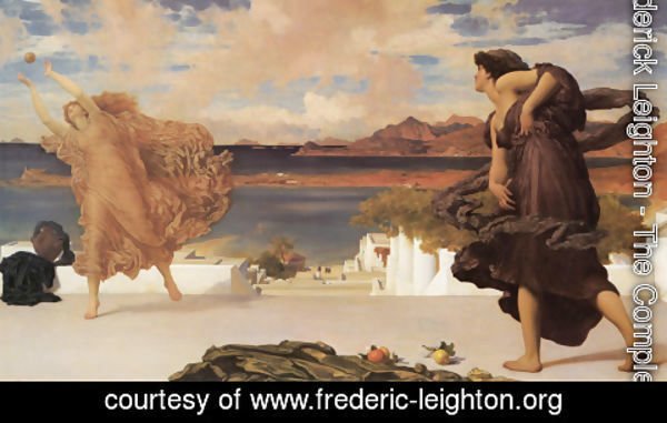 Lord Frederick Leighton - Greek Girls Playing At Ball