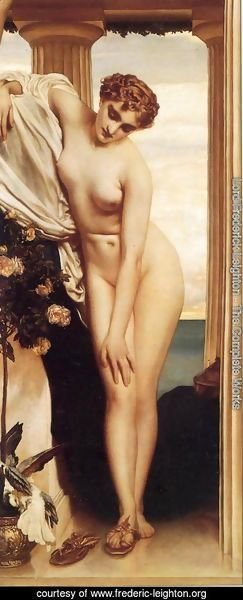Lord Frederick Leighton - Venus Disrobing For The Bath
